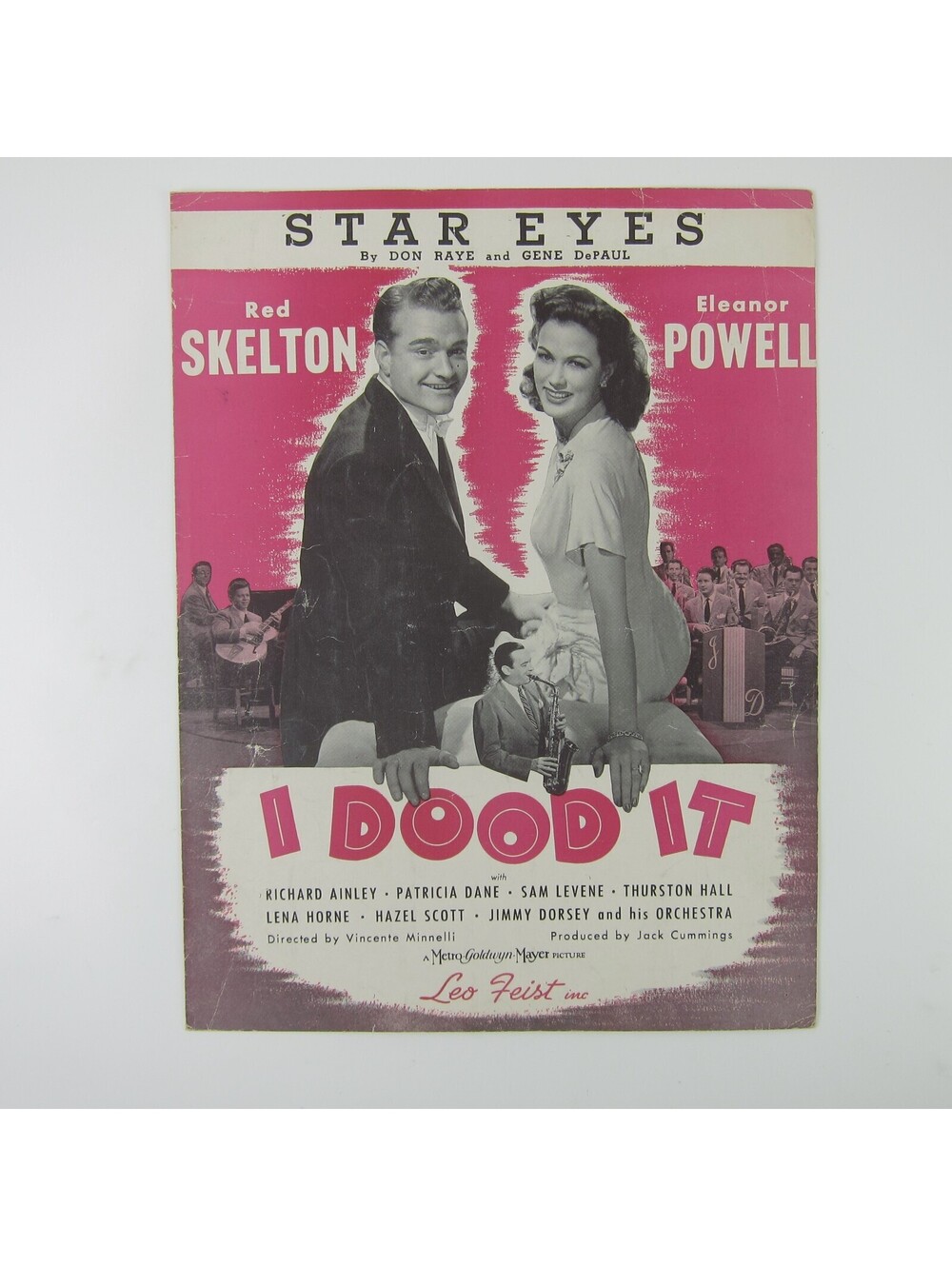Sheet Music Star Eyes I Dood It Film Red Skelton Eleanor Powell Vintage 1943